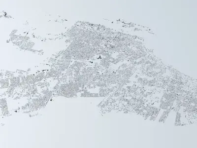 Nassau Streets and Buildings 3D model