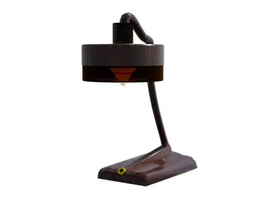 Modern Desk Lamp 3D Model  PBR Textures and realistic Low-poly 3D model