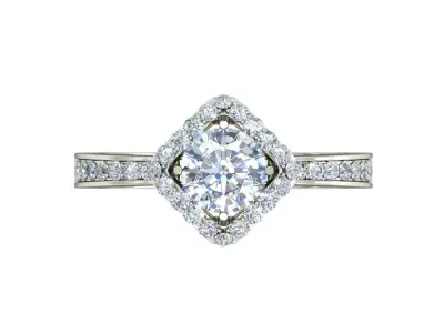 Women Ring  Render 3dm STL OBJ FBX Details 3D print model 426