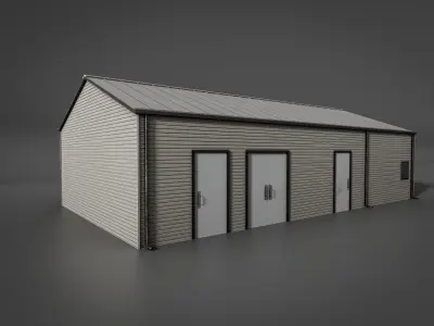 buildings game asset volume 01 3D Model Pack