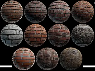 Environment PBR Materials Mega set vol 02 Texture