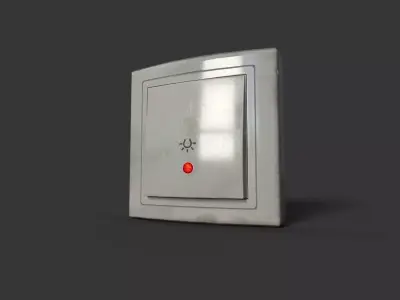 Light Switch Low-poly 3D model purchase