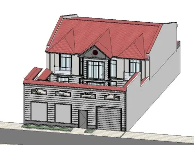Classic House 3D model