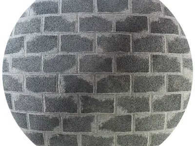 Concrete Block Wall Seamless Texture