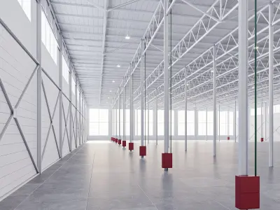 warehouse 01 low poly