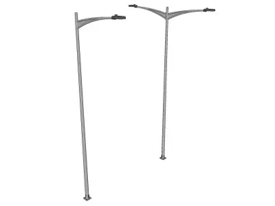 Lamp Post - Light Pole - Light Post - Street Light - Group 09 3D model