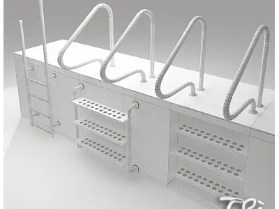 SWIMMING POOL LADDERS 3D model