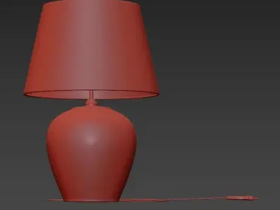 Table lamp Lallio L 4 02 BR 3D model