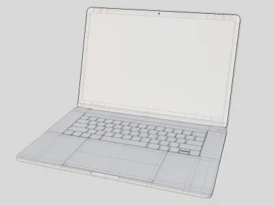 MacBook Pro 15-inch 3D model