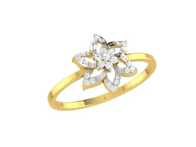 Women Ring  Render 3dm STL OBJ FBX Details 3D print model 265