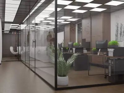 Office 3D model shop