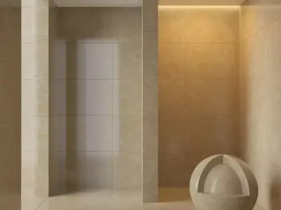 Marble wall 177 3D model