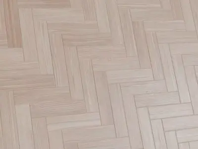 Antique High-Gloss Walnut Parquet PBR Seamless Texture