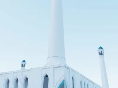 mosque 3d model 3D model
