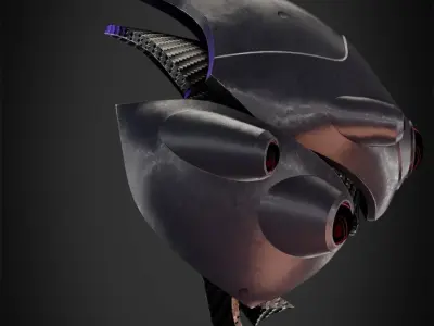 Widowmaker Helmet for Cosplay 3D print model