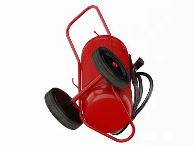 Foam Spray Fire Extinguisher  3D model