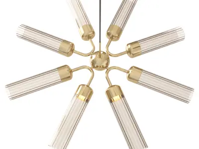 Chandelier Verona Low-poly 3D model