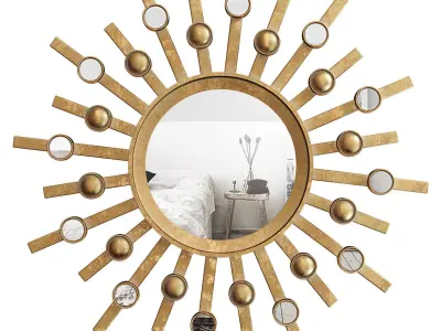 Burst Mirror WLDM7748 3D model