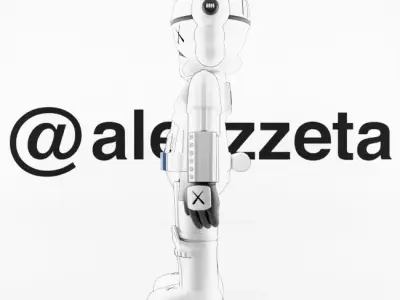 Kaws Mandalorian x Stormtrooper x Darth Vader Textured Low-poly 3D model