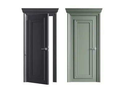 Modern entrance door 20 3D model