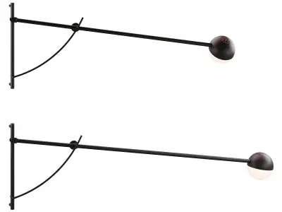 355 lighting fixtures 27 Northern Balancer wall lamp by Yuue 3D model