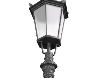 Classic street Outdoor landscape light Lamp Lantern 3D model purchase