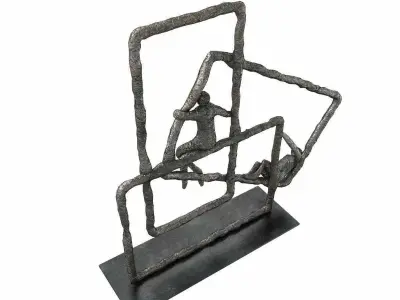 Gardeco TOUCH Bronze sculpture 3d model 3D model