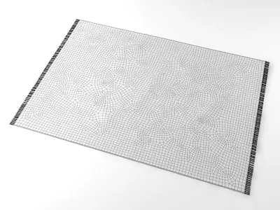 Abilene trellis rug 3D model