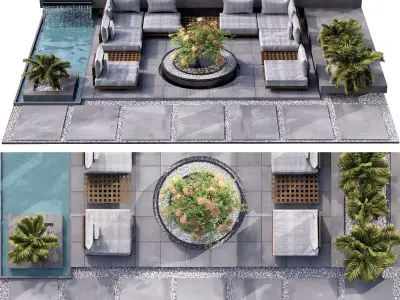 SITTING AREA NO10 A 3D model