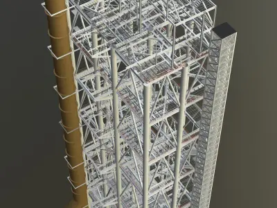 Industrial building 3D Model Pack