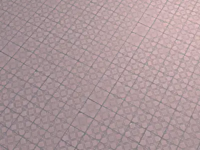 Red patterned dirty tiles Texture