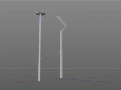 street lights 3D model get