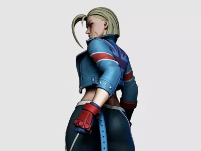 Cammy White Street Figher 6 3D Printable Statue 3D print model