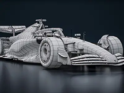  Red F1 Team 2025 Formula 1 Race Car 