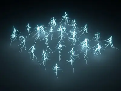Lightning Pack v16 3D model