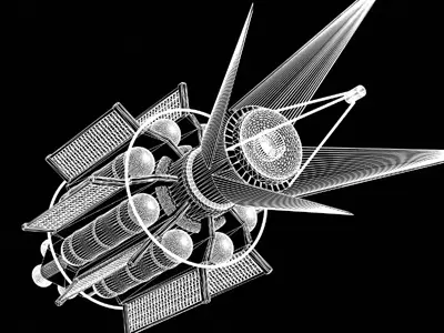 Laser Spacecraft 3D model
