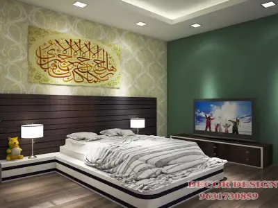 3d bed room 3D print model