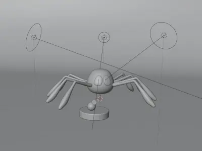 spider Low-poly 3D model