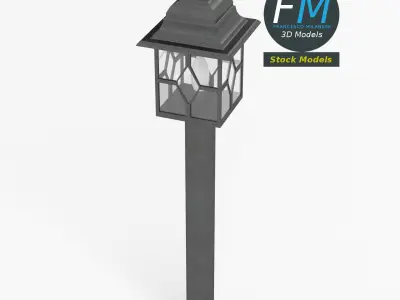 Garden lamp 3D model order