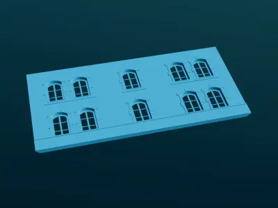 Charming French Village Shop House in HO scale 3D print model