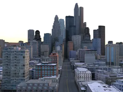 City 59 Low-poly 3D model