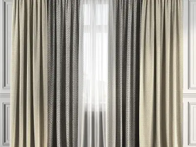 Curtain Set 113 3D model