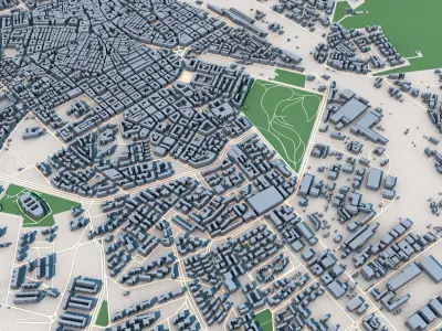 Foggia City Italy 3D model
