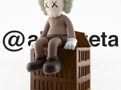 Kaws Holiday Le Brassus Audemars Pigueta Textured Low-poly 3D model