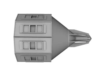 Blakes 7 Liberator 3D print model