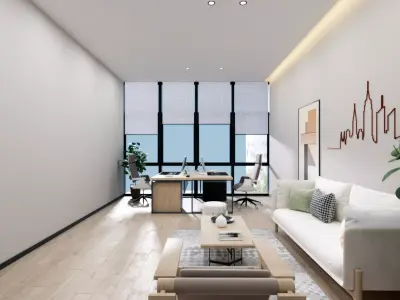 Space Office Modern Manager 3D model