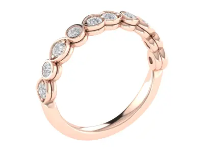 Women Ring  Render 3dm STL OBJ FBX TXT Details 3D print model 13