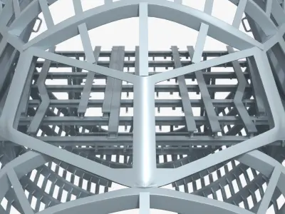  Airbus A320 Aircraft Nose Rib Lattice 