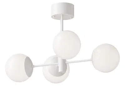 Solar ceiling lamp 3D model