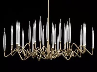 Il Pezzo 3 Chandelier 3D model